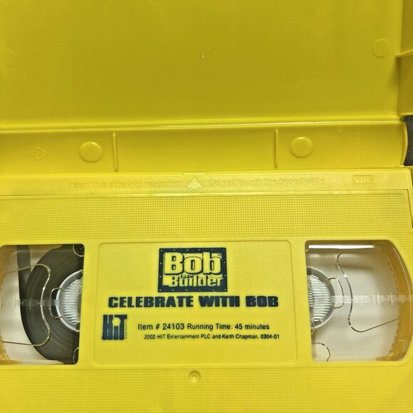 Bob the Builder - Celebrate with Bob (VHS, 2002) Yellow Edition - Picture 5 of 6